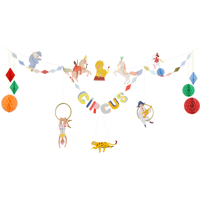 Meri Meri Party Wimpelkette Circus