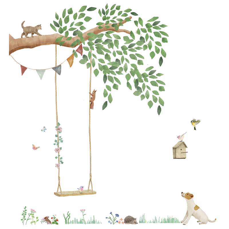 Mimi Lou Wandsticker La Balancoire 