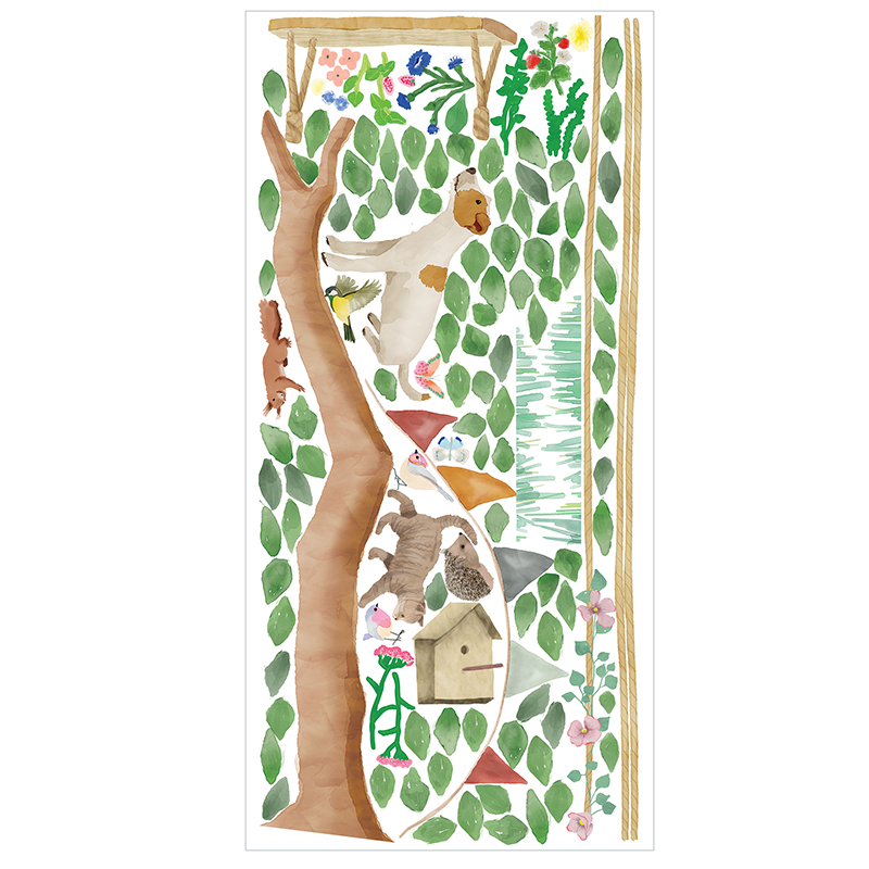 Mimi Lou Wandsticker La Balancoire 