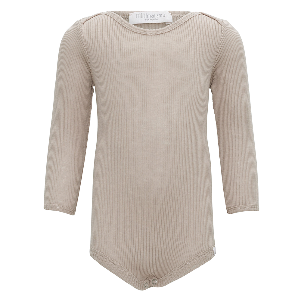Minimalisma  Body Langarm aus Merinowolle 'Alaska' Hemp