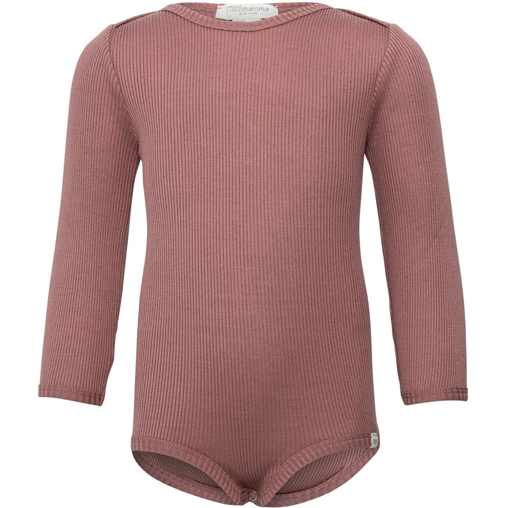 Minimalisma  Body Langarm aus Seide/Baumwolle 'Bono' Antique Rose