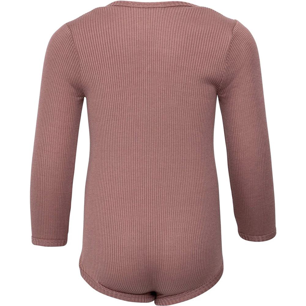 Minimalisma  Body Langarm aus Seide/Baumwolle 'Bono' Antique Rose