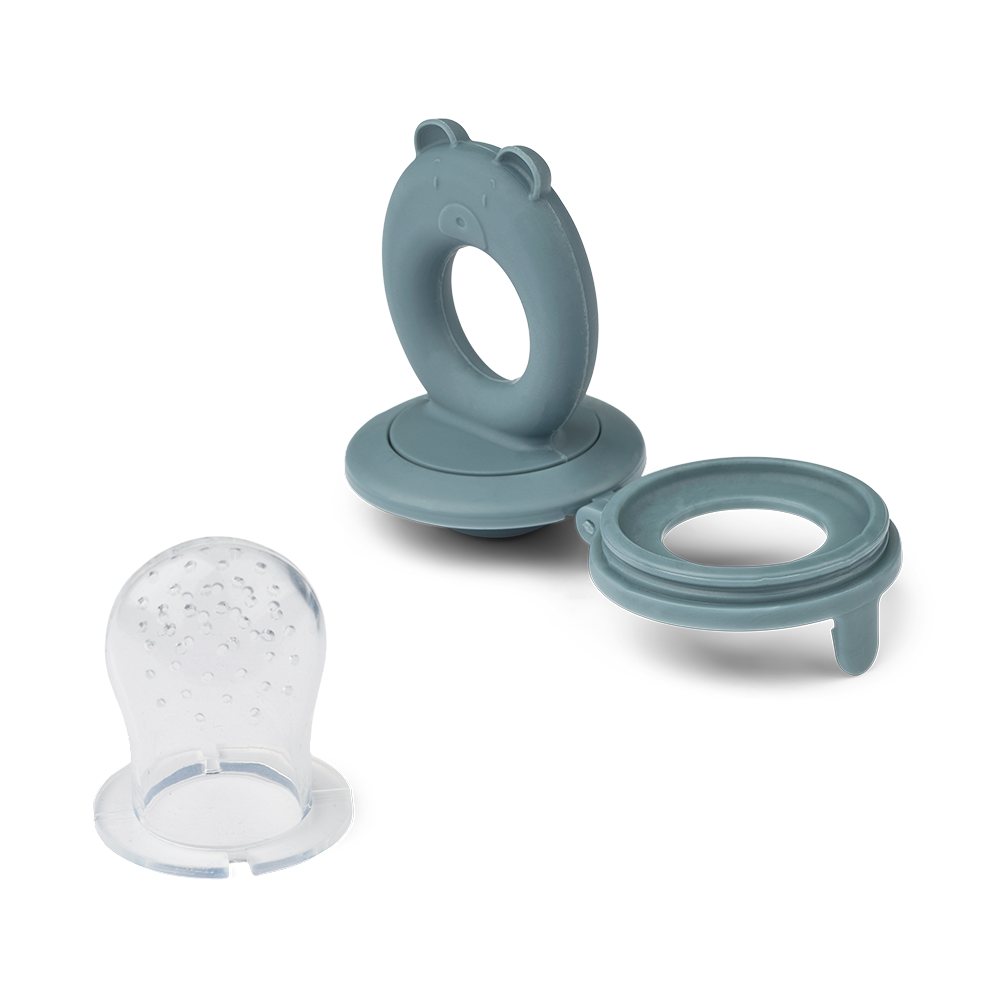 Liewood  Beikost Fruchtsauger 'Miranda' 2er Set  Whale Blue/Dove Blue - Online MY SNOWFLAKE