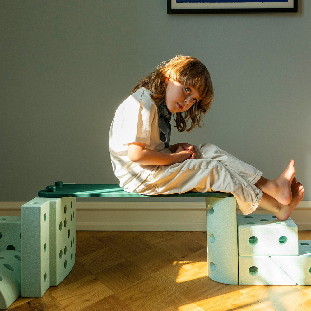 Modu Schwebebalken 2er Set Forest Green - Online MY SNOWFLAKE