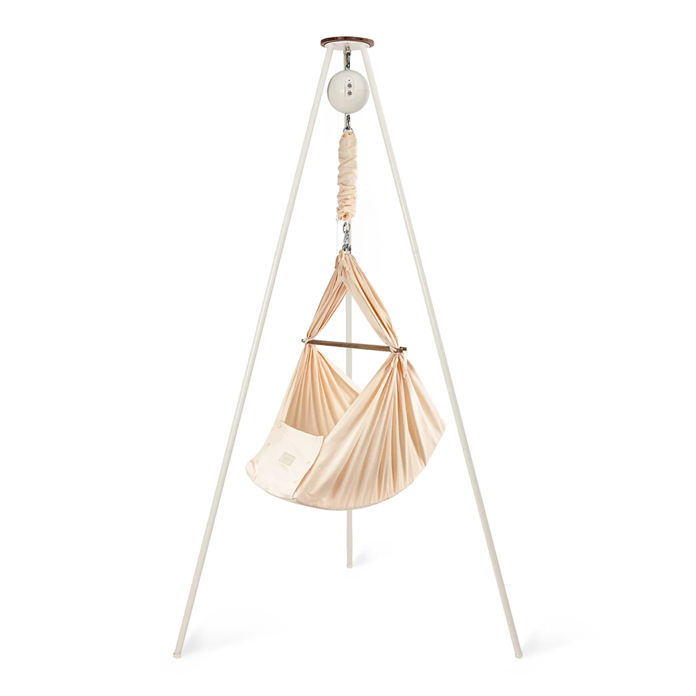 Moonboon Classic Bundle Connect Federwiege Weiss/Rose Cloud - Online MY SNOWFLAKE