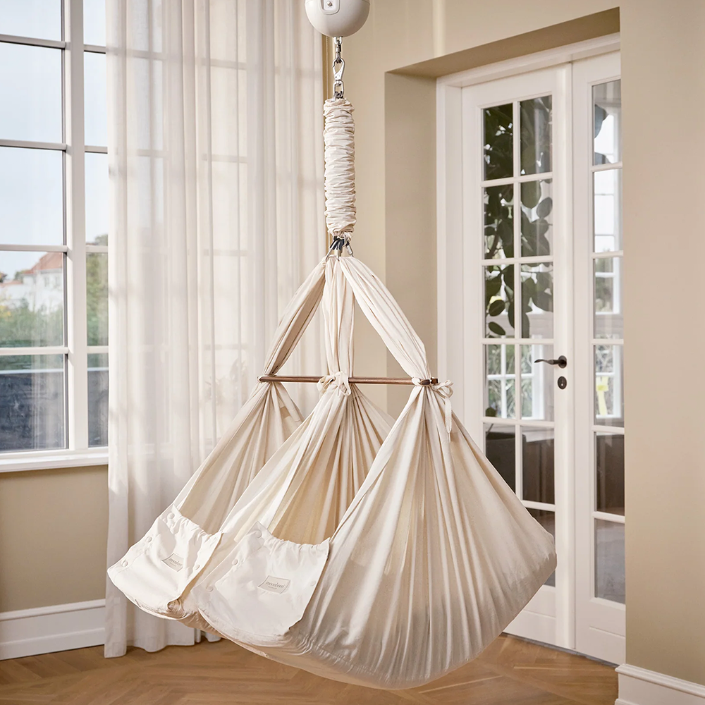 Moonboon Essential Bundle Connect Twin Cradle White/Natural