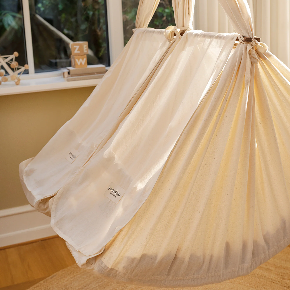 Moonboon Essential Bundle Connect Twin Cradle White/Natural