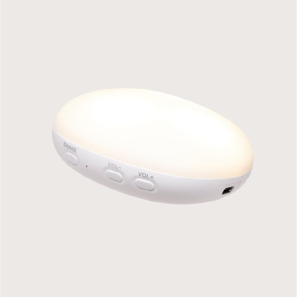 Moonie Kuscheltier Hase mit Licht 'Organic Humming Bunny' Sand