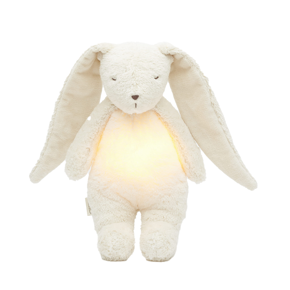 Moonie Kuscheltier Hase mit Licht 'Organic Humming Bunny' Polar - Online MY SNOWFLAKE