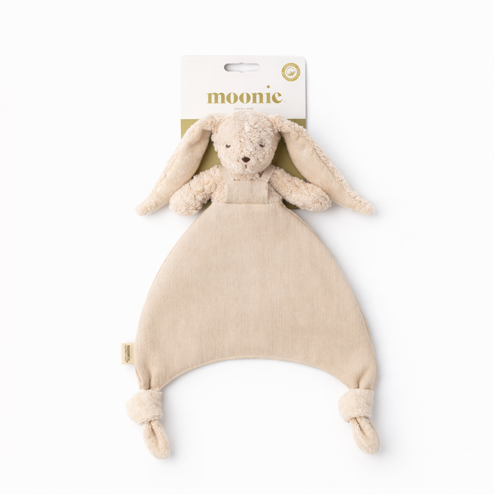 Moonie Cuddly Comforter Bunny 'Doudou' Sand