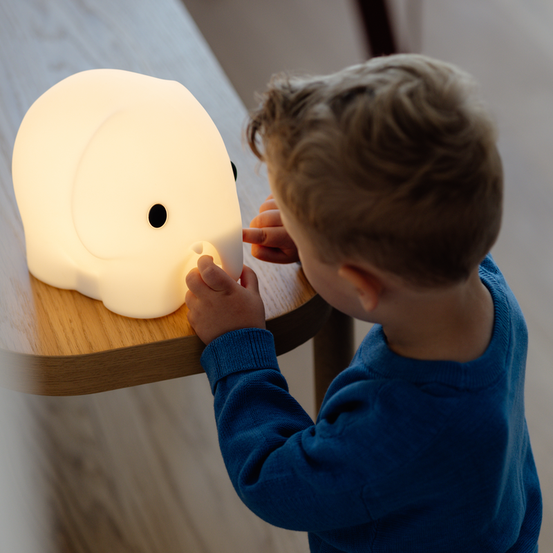 Mr. Maria Lampe éléphant First Light Blanc