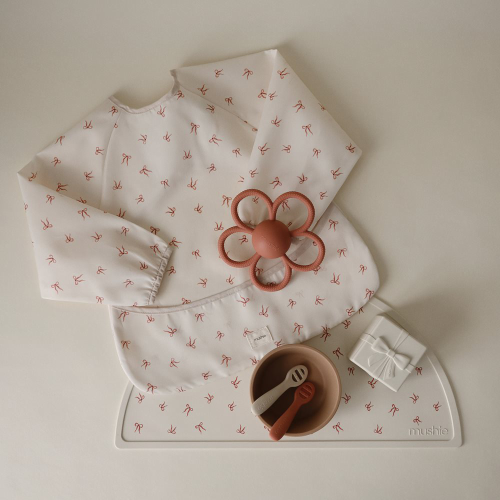 Mushie Langarm Lätzchen Bows - Online MY SNOWFLAKE