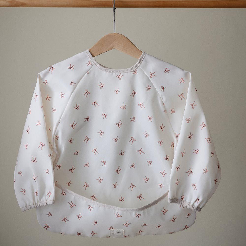 Mushie Langarm Lätzchen Bows - Online MY SNOWFLAKE