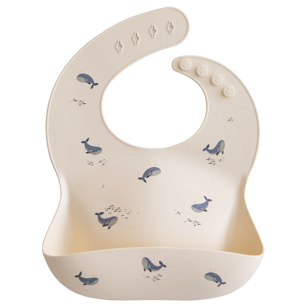Mushie Bavoir en silicone Whales