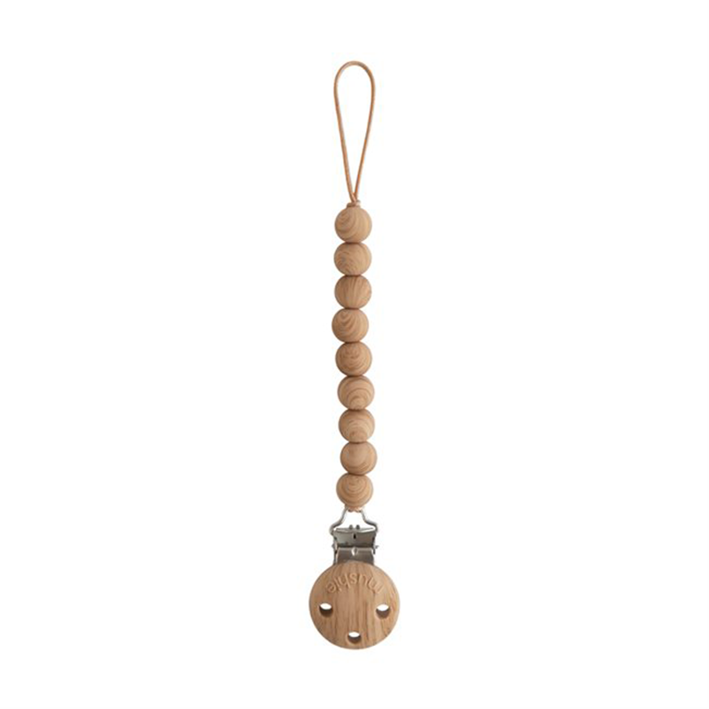 Mushie Schnullerkette 'Hera' Faux Woods - Online MY SNOWFLAKE