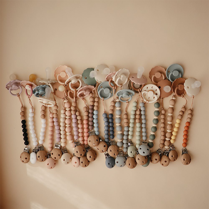 Mushie Schnullerkette 'Hera' Shifting Sands - Online MY SNOWFLAKE
