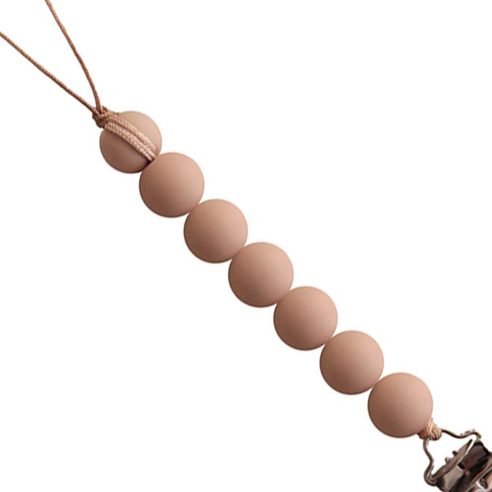 Mushie Schnullerkette 'Halo' Pale Taupe - Online MY SNOWFLAKE