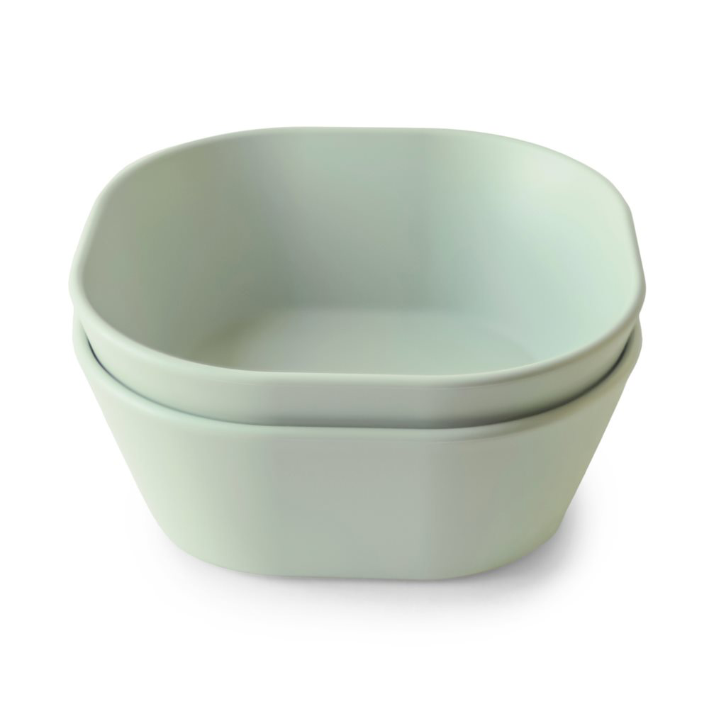 Mushie  Kinderschüssel 2er Set   Sage