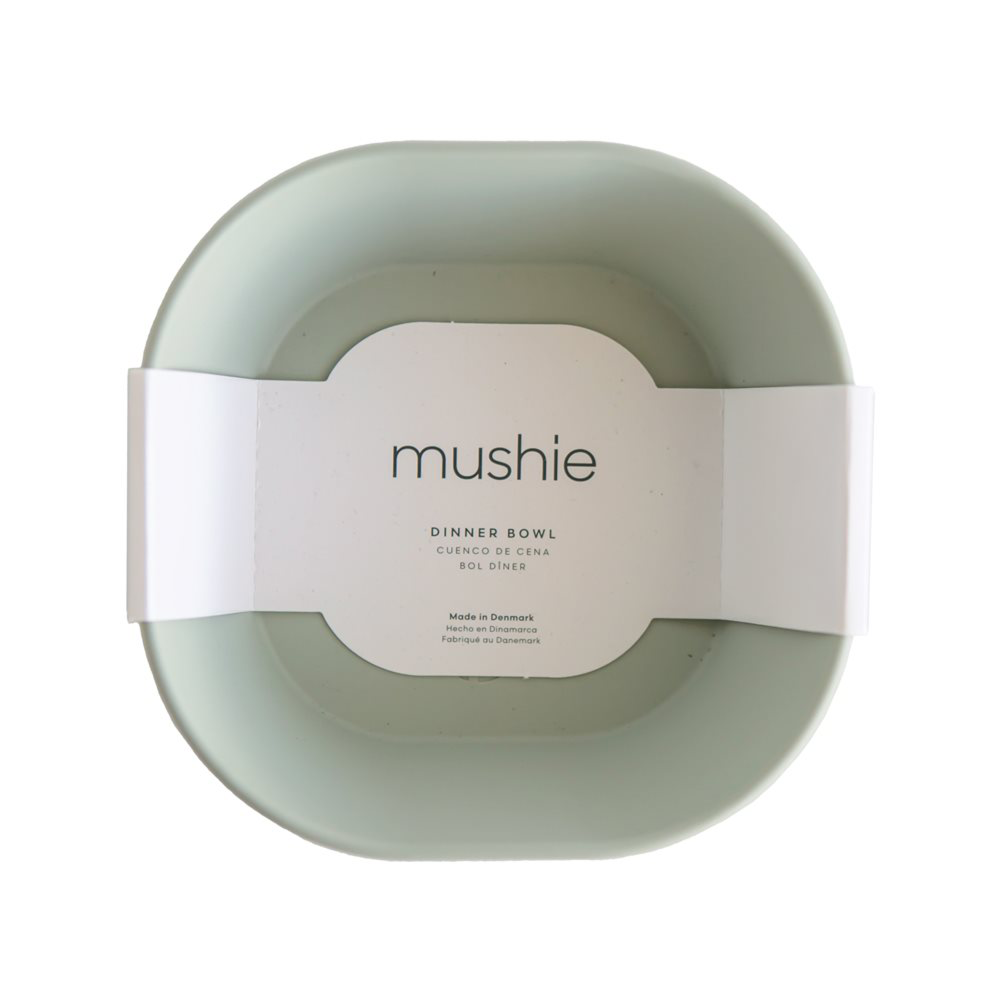Mushie  Kinderschüssel 2er Set   Sage