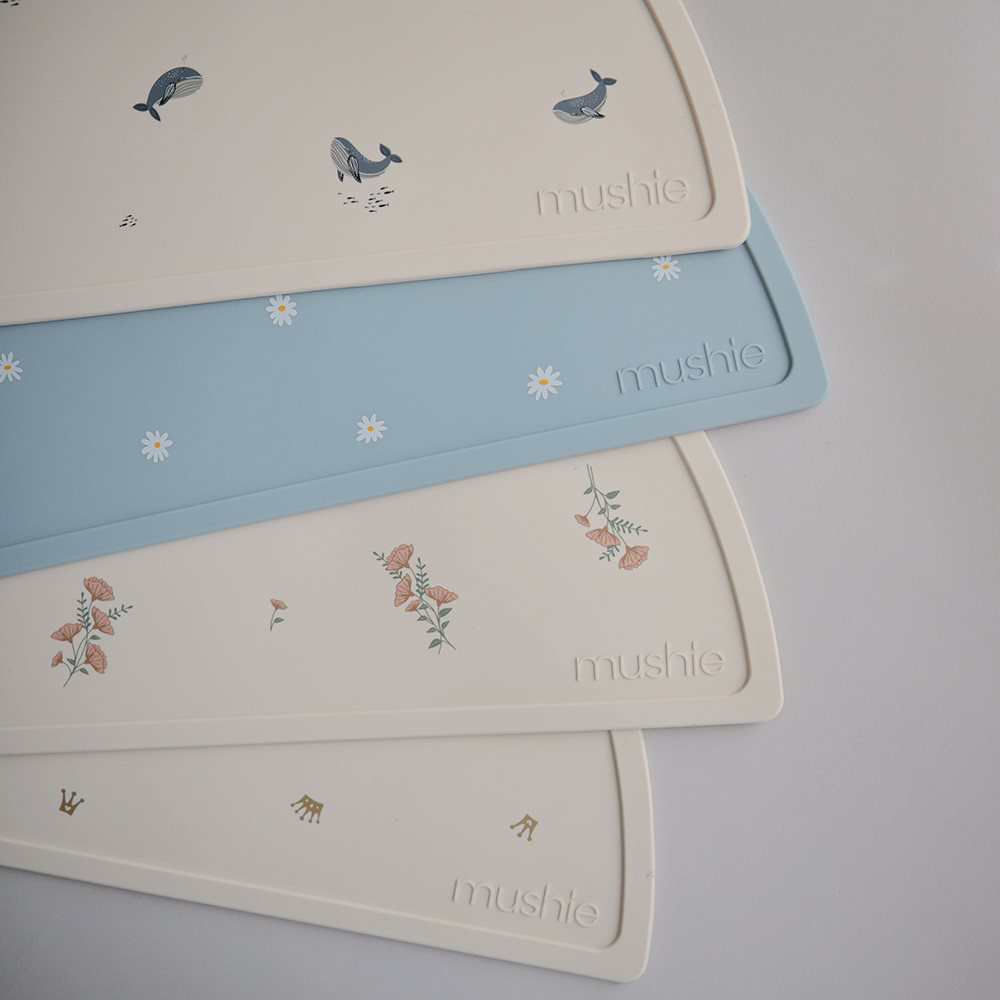Mushie  Silikon Tischset  Whales - Online MY SNOWFLAKE