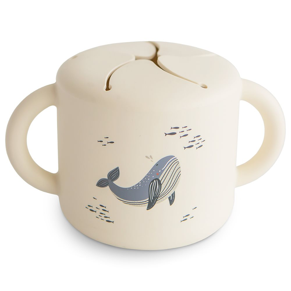 Mushie  Snack Becher  Whales - Online MY SNOWFLAKE