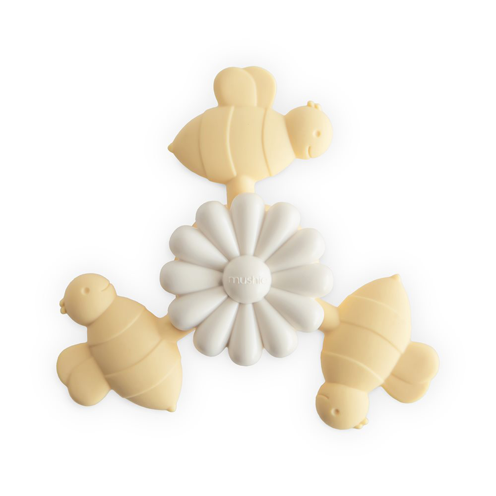 Mushie  Drehspielzeug mit Saugnapf 'Spinner' Bee - Online MY SNOWFLAKE