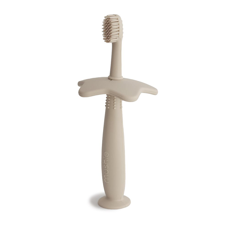 Mushie Brosse à dents d'apprentissage Étoile Sable changeant