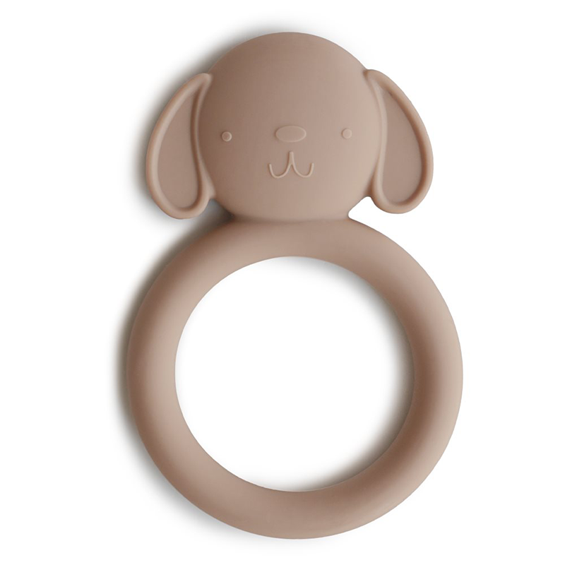 Mushie Beissring aus Silikon für Babys 