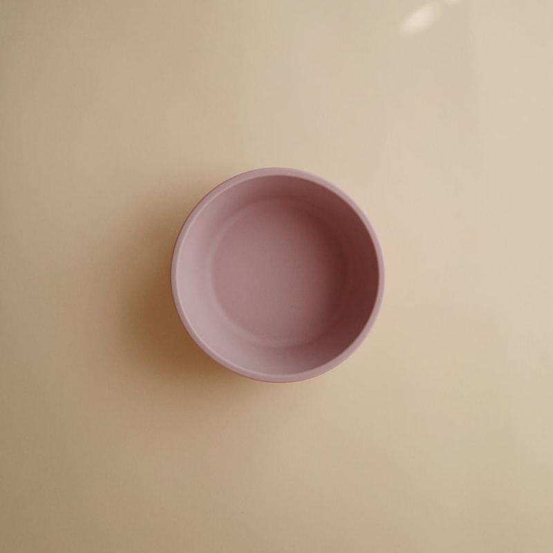 Silikon Schüssel in Lila von Mushie