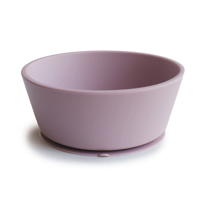 Silikon Schüssel in Lila von Mushie