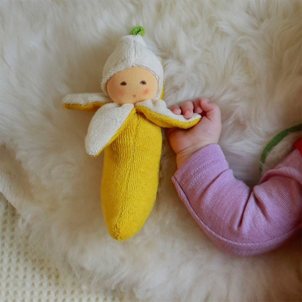 Nanchen Natur Rattle 'Banana'