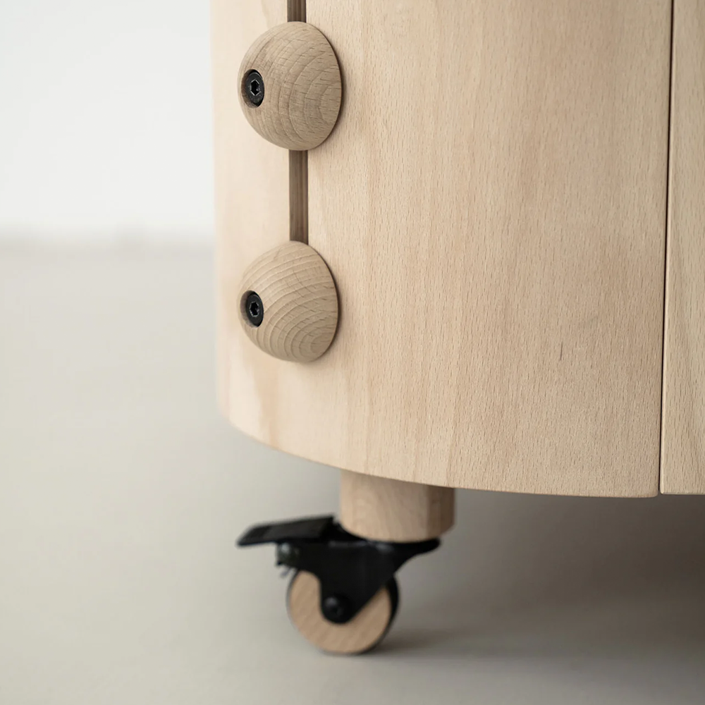 Nani Berlin 4er-Set Lenkrollen für das 4-in-1 mitwachsende Babybett - Online MY SNOWFLAKE