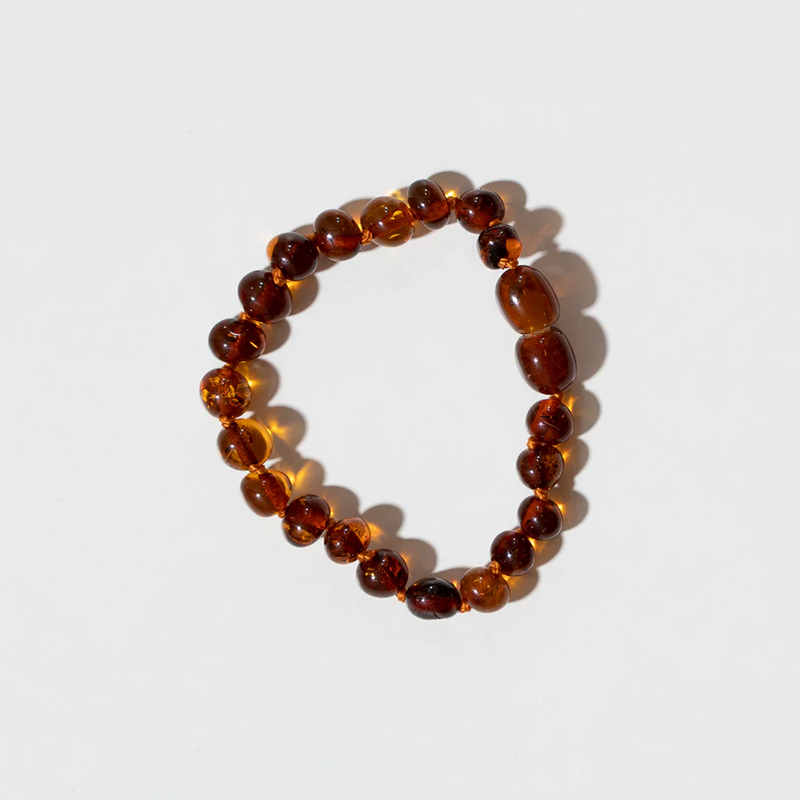 Nirrimis Bernstein Armband für Kinder Caramel - Online MY SNOWFLAKE