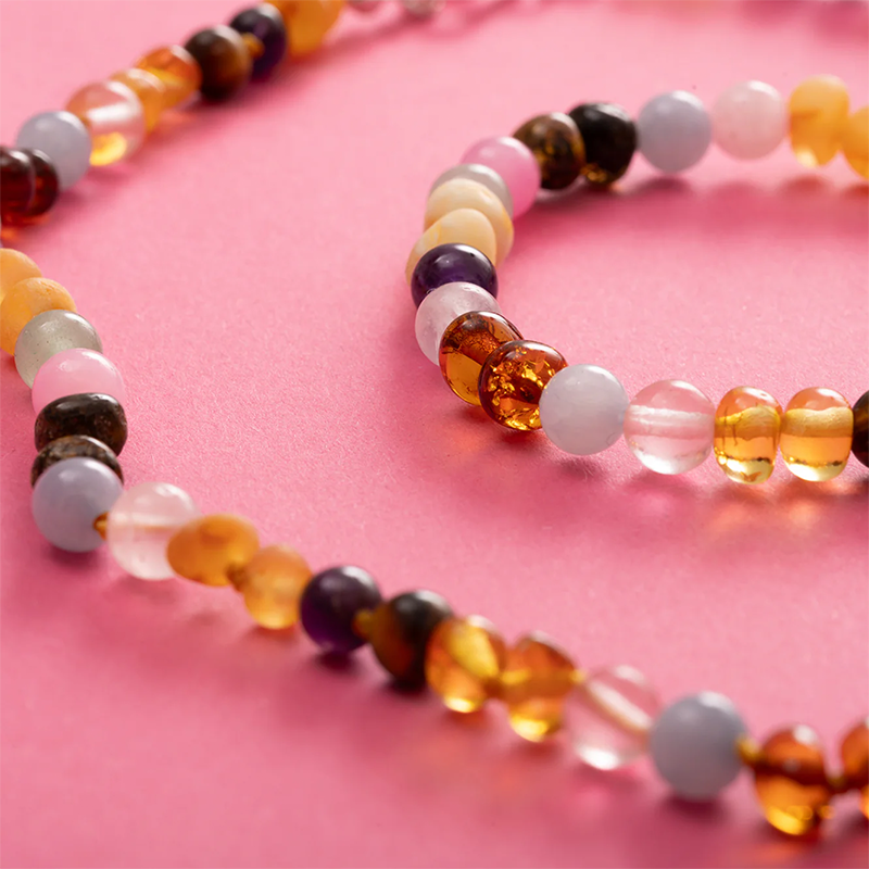 Nirrimis Bernstein Armband für Kinder Rainbow - Online MY SNOWFLAKE