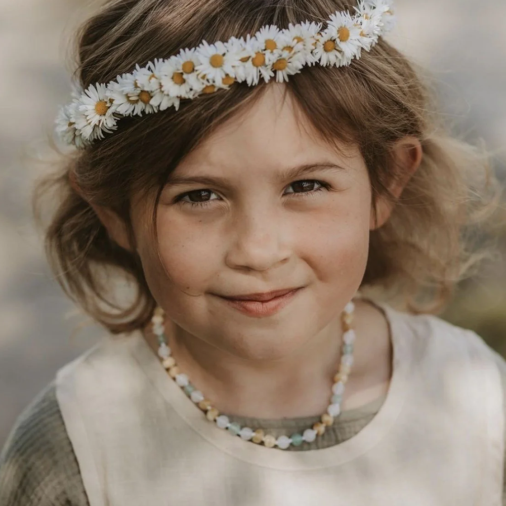 Nirrimis Amber Necklace for Children Effie