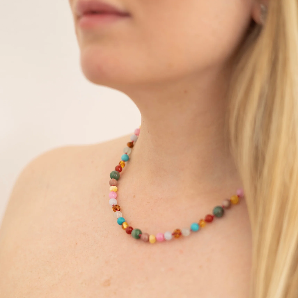 Nirrimis Collier d'Ambre pour Adultes Billie
