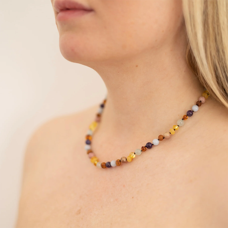 Collier d'ambre Nirrimis pour adultes Housse