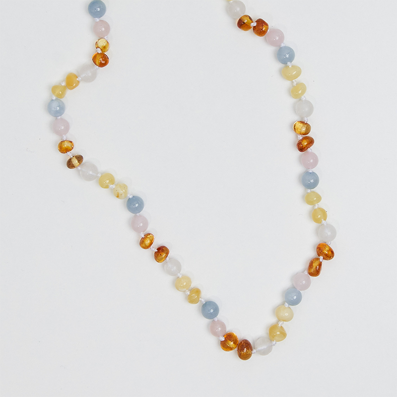 Collier d'ambre Nirrimis pour adultes Lily