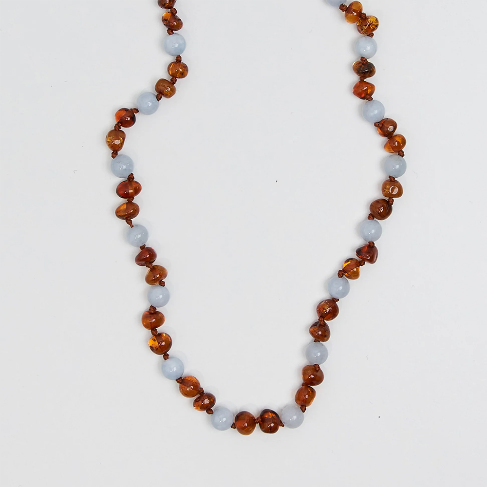 Nirrimis Amber Necklace for Adults Regn