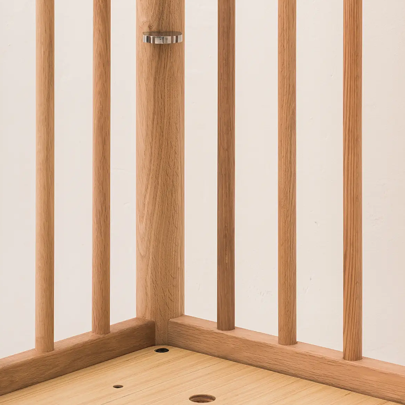 Nobodinoz Babybett 70 x 140 'Latitude' Oak - Online MY SNOWFLAKE