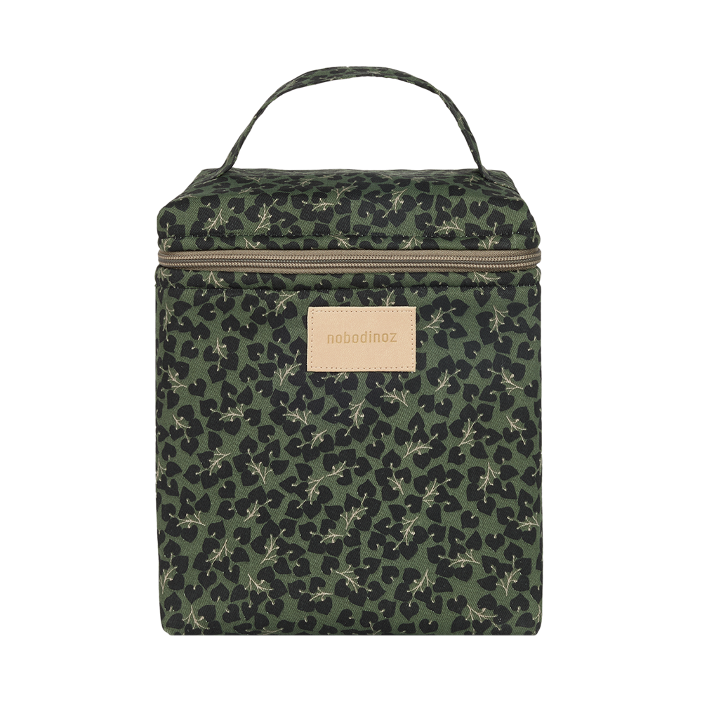 Sac isotherme Nobodinoz pour biberon 'Hyde Park' Forest Yumiko