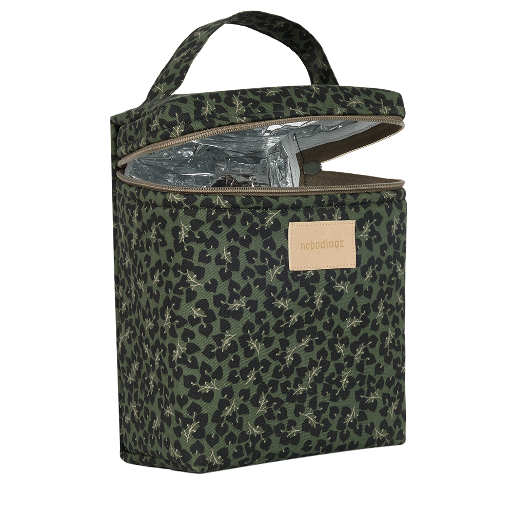 Sac isotherme Nobodinoz pour biberon 'Hyde Park' Forest Yumiko