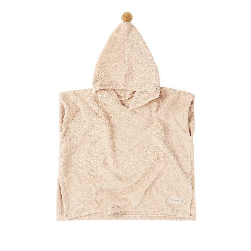 Nobodinoz Poncho 'So Cute' Latte - Online MY SNOWFLAKE