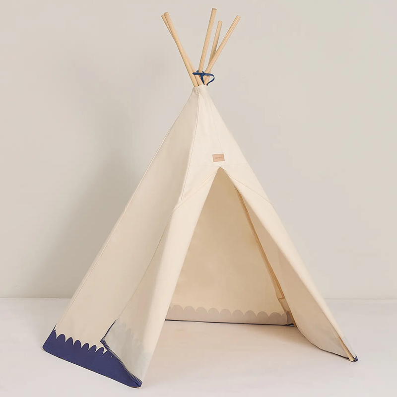 Nobodinoz Tipi de la collection « Vibes » bleu