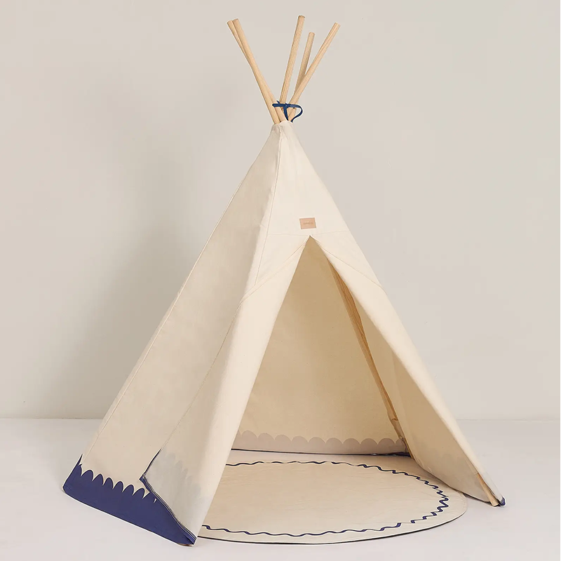 Nobodinoz Tipi de la collection « Vibes » bleu