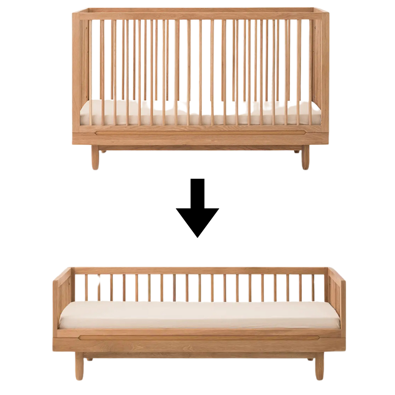 Nobodinoz Umbauset zum Juniorbett 70 x 140 'Pure' Oak