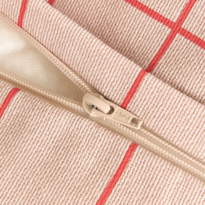 Nobodinoz Fauteuil Pouf 'Vibes' Rose Rouge Grille