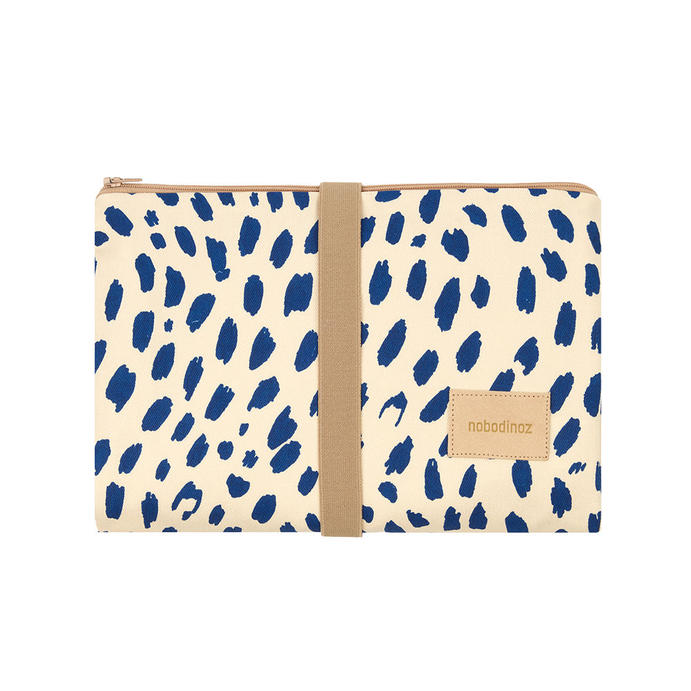 Nobodinoz  Wickelunterlage 'Hyde Park'  Leonie Blue