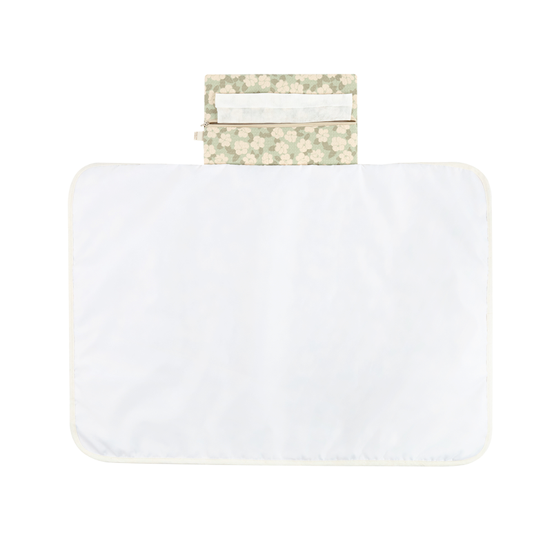 Nobodinoz Matelas à langer 'Mozart' Green Sakura