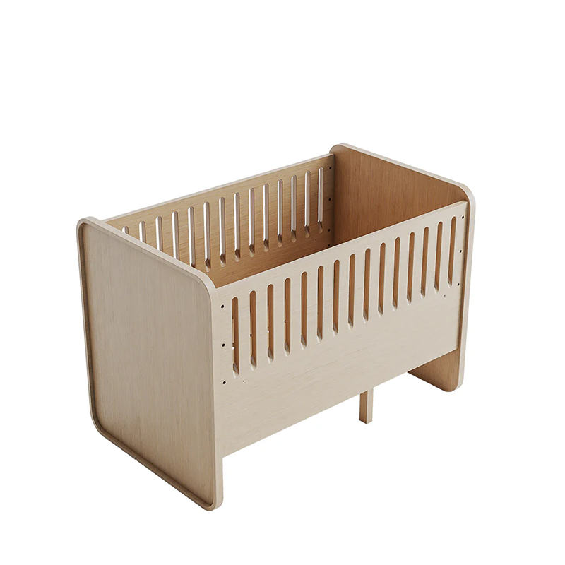 Ausstellungsstück Nofred Baby- und Juniorbett 'Form' Oak mit Matratze - Online MY SNOWFLAKE